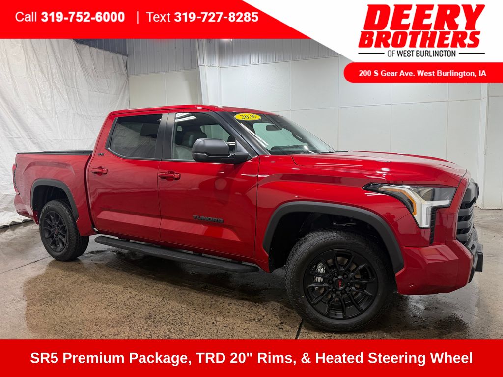 Supersonic Red 2026 Toyota Tundra Pickup Truck Four-Wheel Drive Automatic