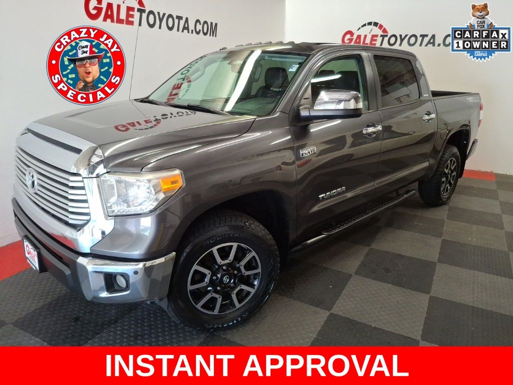 Magnetic Gray Metallic 2016 Toyota Tundra Pickup Truck Four-Wheel Drive 6-Speed Automatic Overdrive