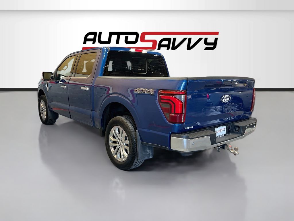 Used 2025 Blue Metallic Ford Lariat image 5