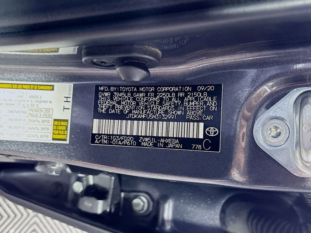 2021 Toyota Prius L