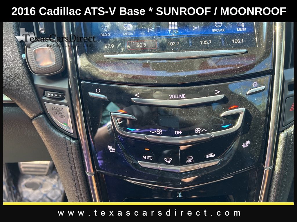 2016 Cadillac ATS-V Base 10