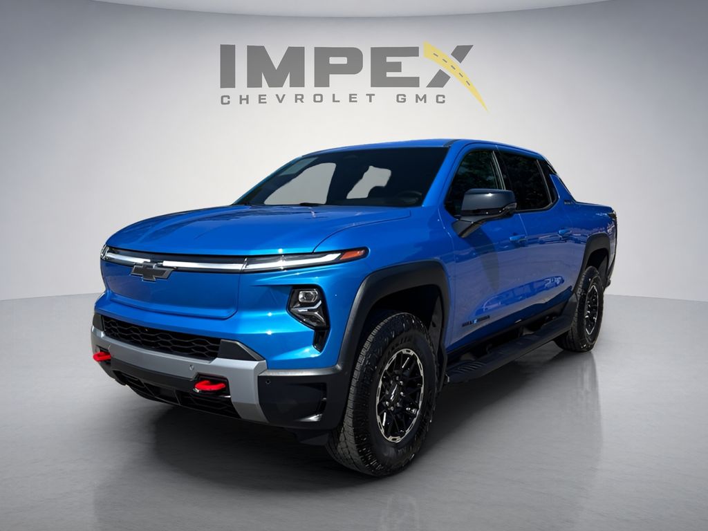 Riptide Blue Metallic 2026 Chevrolet Silverado EV Pickup Truck All-Wheel Drive 1-Speed Automatic