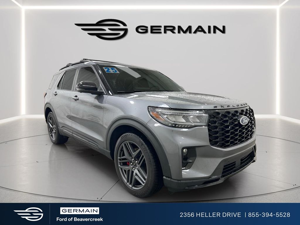 Gray Metallic 2025 Ford Explorer ST AWD SUV / Crossover All-Wheel Drive Automatic