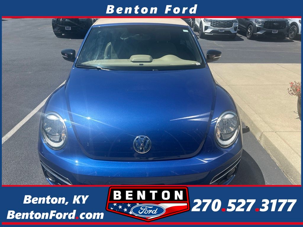 Blue 2015 Volkswagen Beetle Hatchback Front-Wheel Drive 6-Speed Dual Clutch