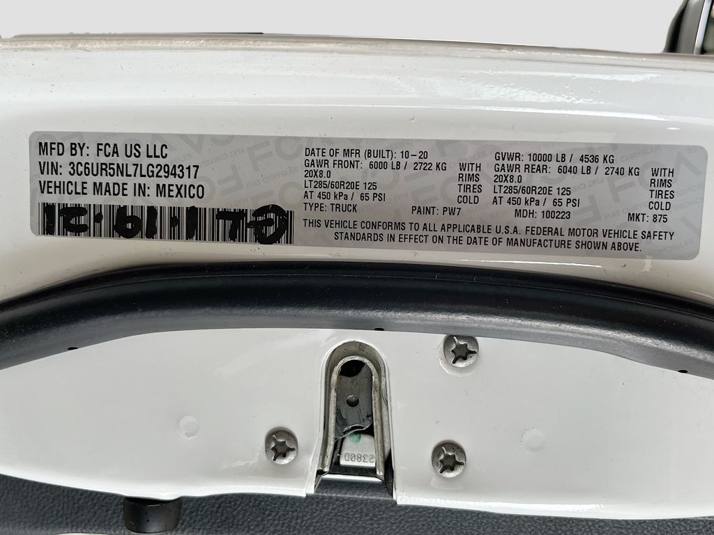 Used 2020 White Ram Laramie image 31