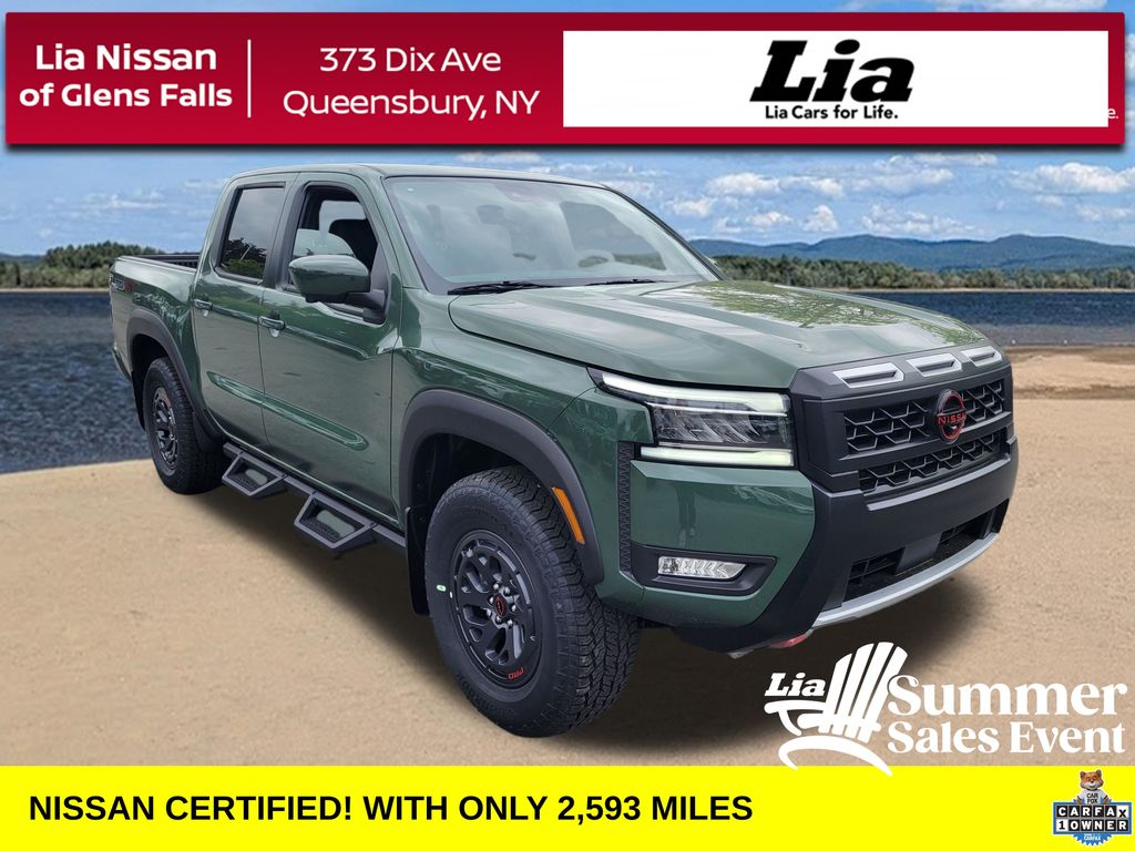 Tactical Green Metallic 2025 Nissan Frontier Pickup Truck Four-Wheel Drive 9-Speed Automatic Overdrive