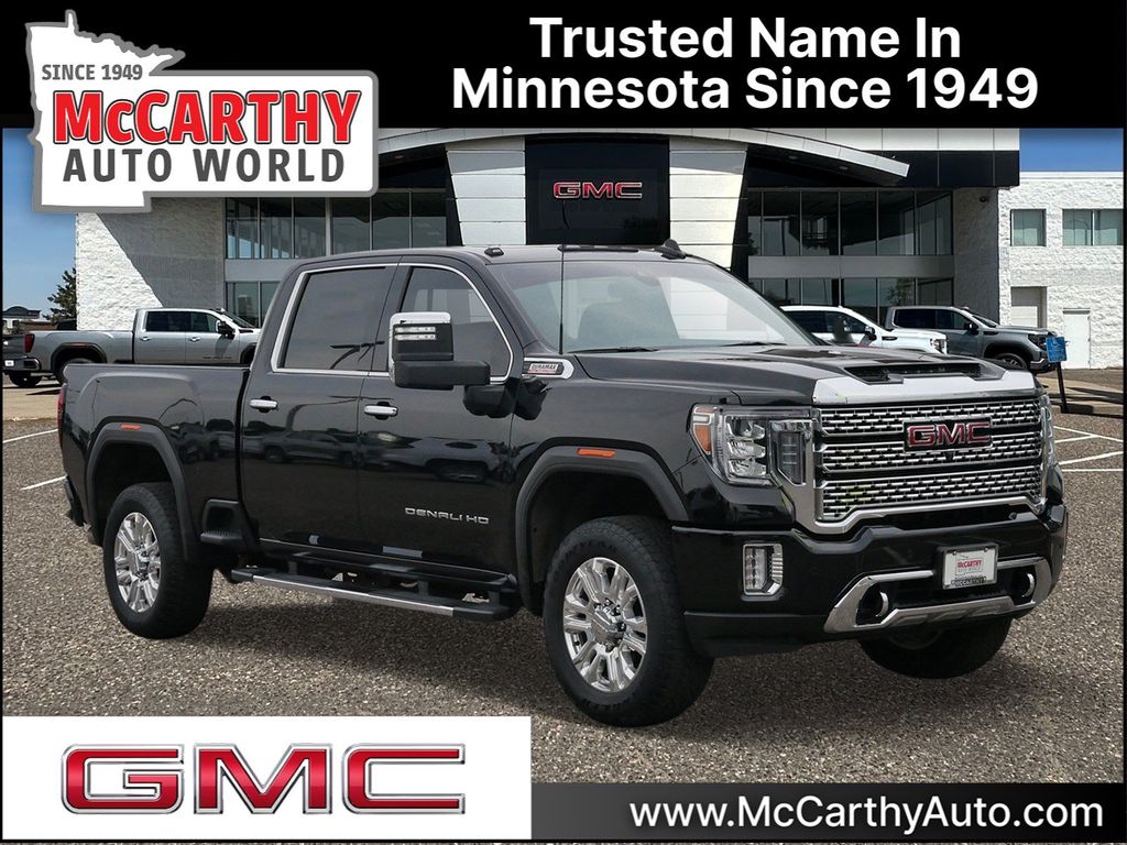 Black (Ebony Twilight Metallic) 2023 GMC Sierra 3500HD Pickup Truck Four-Wheel Drive Automatic