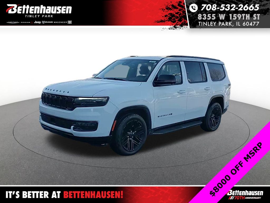 Bright White Clearcoat 2025 Jeep Wagoneer Series II 4WD SUV / Crossover Four-Wheel Drive 8-Speed Automatic