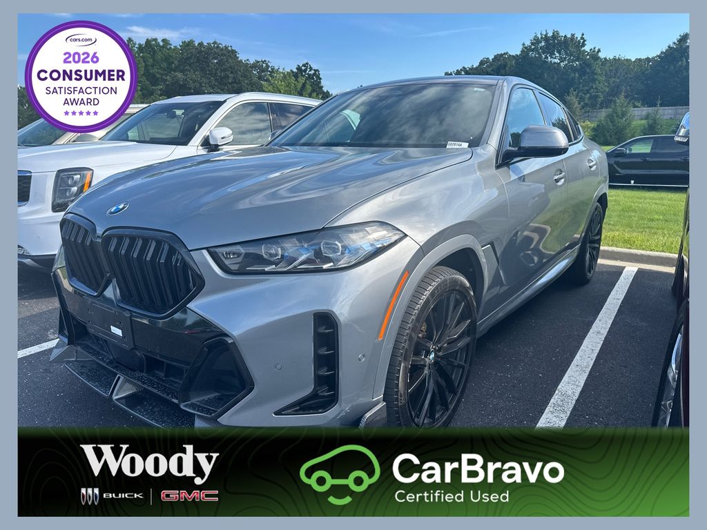 Gray Metallic 2025 BMW X6 SUV / Crossover All-Wheel Drive 8-Speed Automatic
