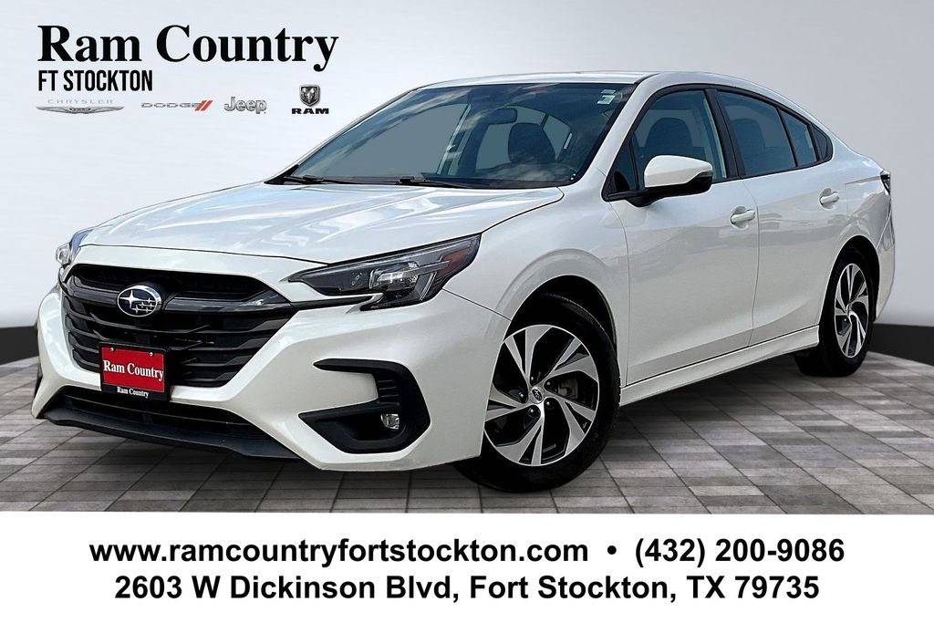Crystal White Pearl 2025 Subaru Legacy Sedan All-Wheel Drive Continuously Variable Transmission