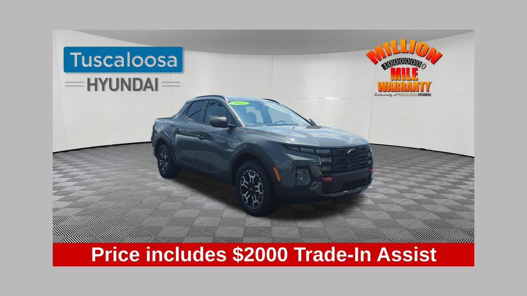 Hampton Gray 2025 Hyundai Santa Cruz Pickup Truck All-Wheel Drive Automatic