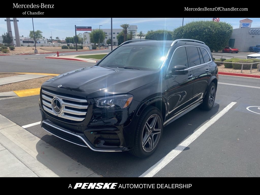 Obsidian Black Metallic 2024 Mercedes-Benz GLS 450 4MATIC SUV / Crossover All-Wheel Drive 9-Speed Automatic