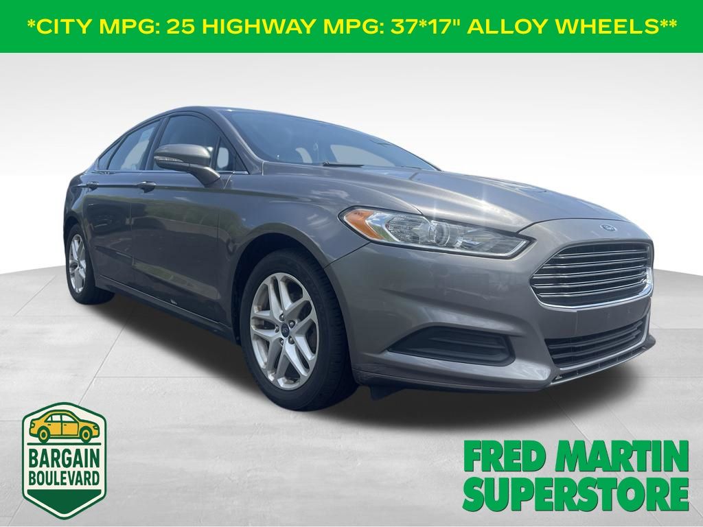 Sterling Gray Metallic 2014 Ford Fusion Sedan Front-Wheel Drive 6-Speed Automatic