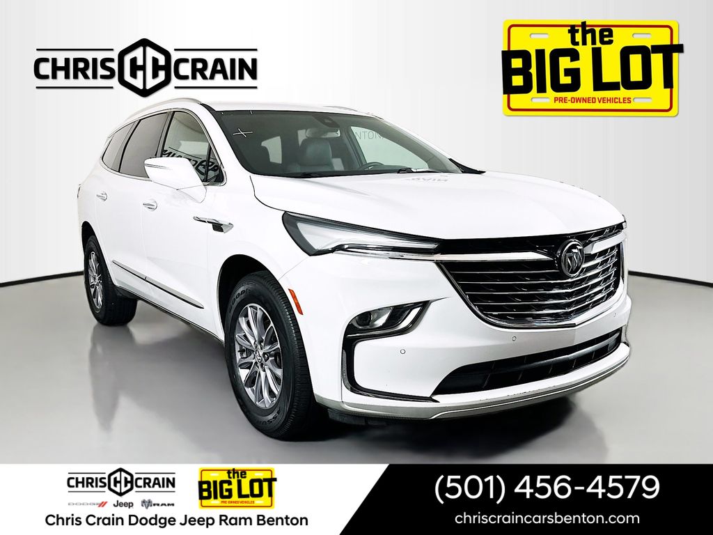 Summit White 2023 Buick Enclave Essence FWD SUV / Crossover Front-Wheel Drive Automatic