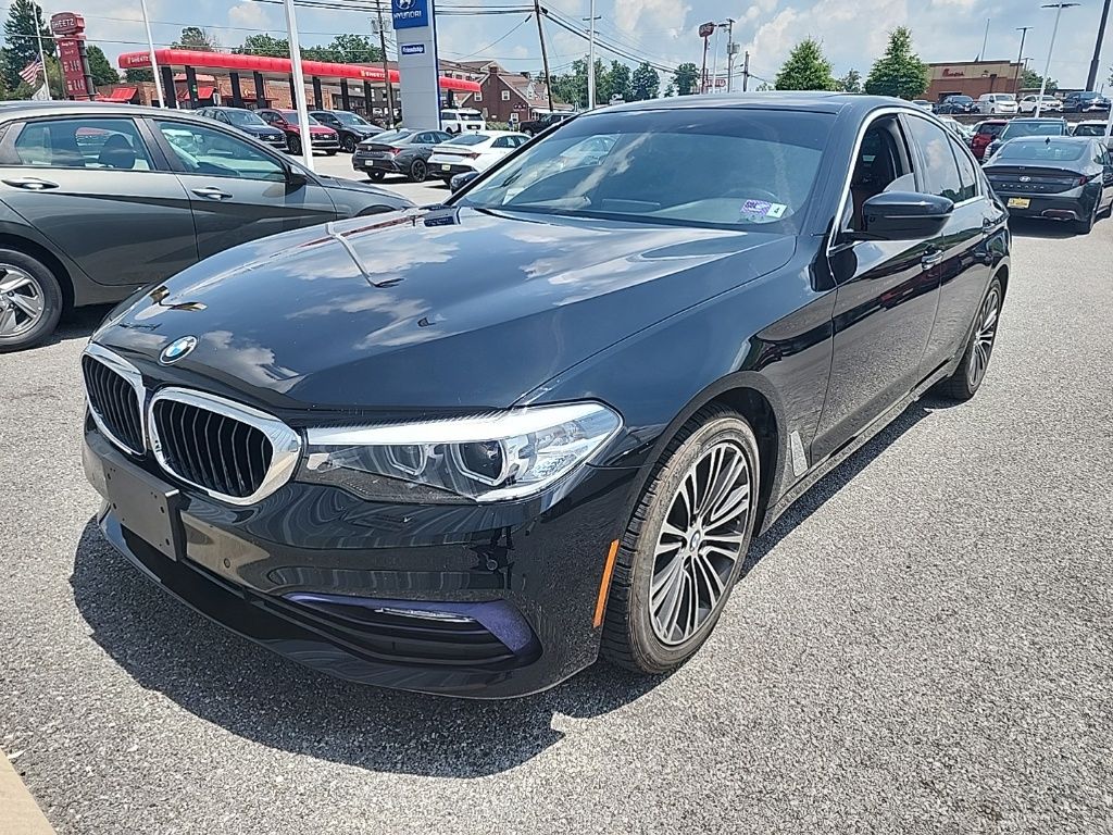 Jet Black 2017 BMW 5 Series Sedan All-Wheel Drive 8-Speed Automatic