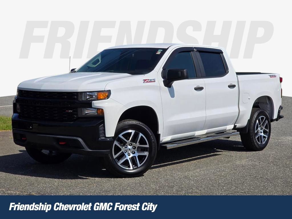 Summit White 2020 Chevrolet Silverado 1500 Pickup Truck Four-Wheel Drive 6-Speed Automatic Overdrive