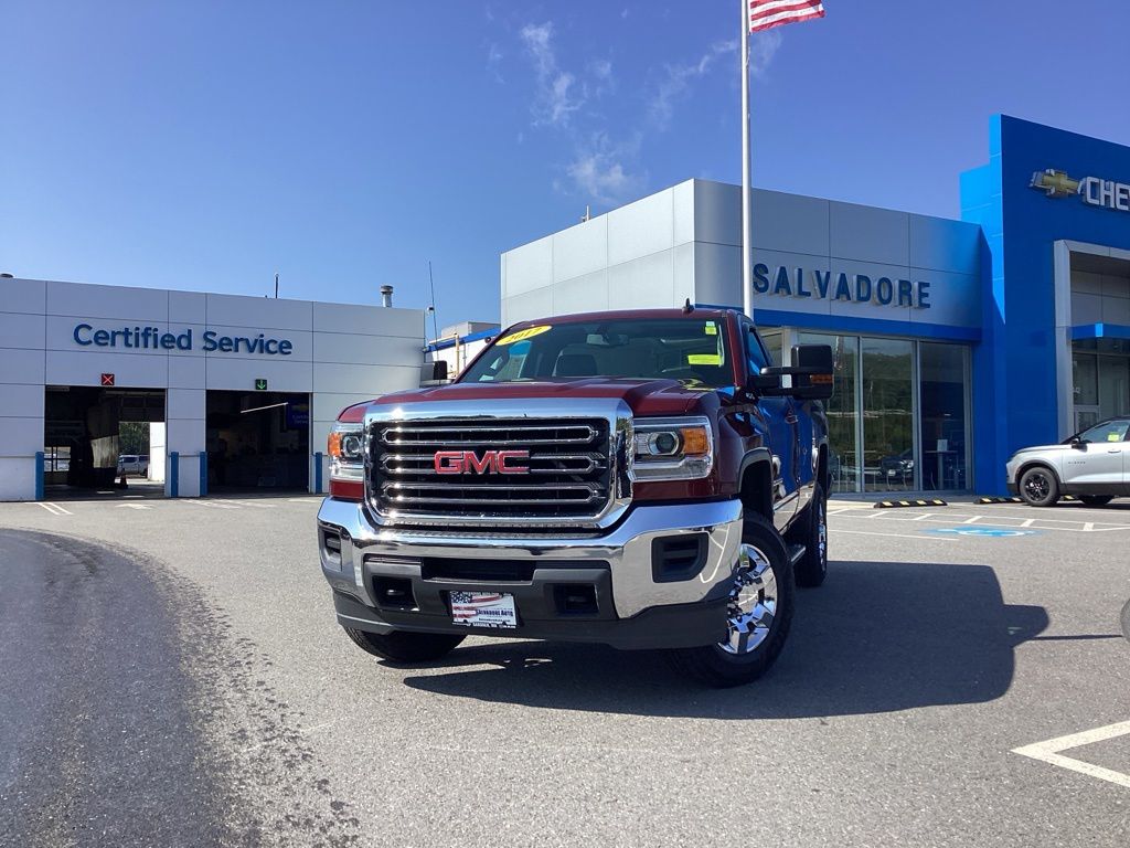 Crimson Red Tintcoat 2017 GMC Sierra 2500HD Pickup Truck Four-Wheel Drive 6-Speed Automatic Overdrive