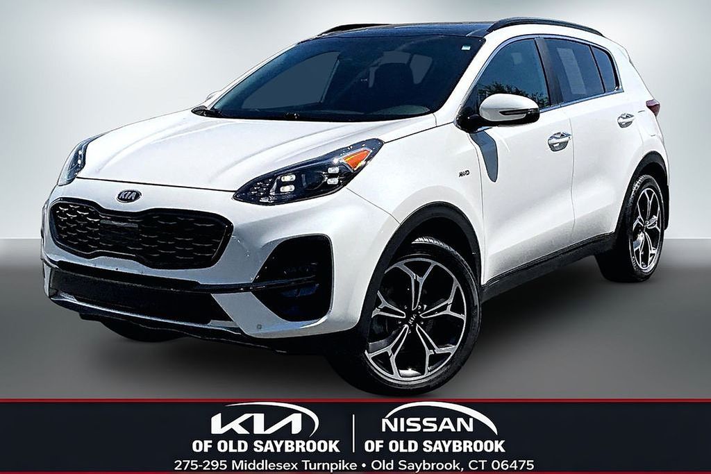 Snow White Pearl 2022 Kia Sportage SUV / Crossover  6-Speed Automatic Overdrive
