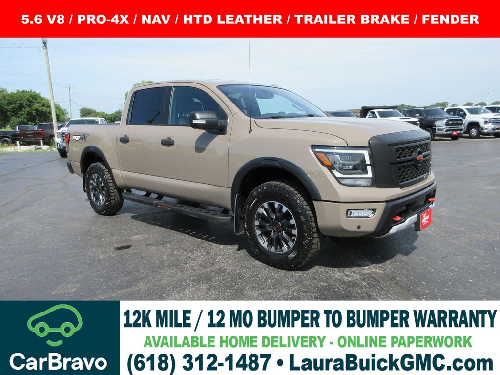 Baja Storm 2021 Nissan Titan PRO-4X Crew Cab 4WD Pickup Truck Four-Wheel Drive 9-Speed Automatic