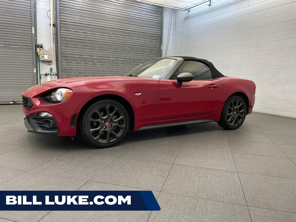 Red 2018 FIAT 124 Spider Convertible Rear-Wheel Drive 6-Speed Automatic