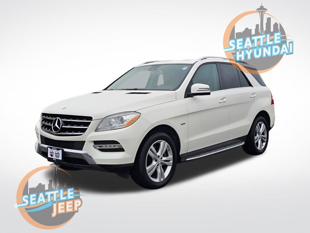White 2012 Mercedes-Benz M-Class ML 350 4MATIC SUV / Crossover All-Wheel Drive 7-Speed Automatic