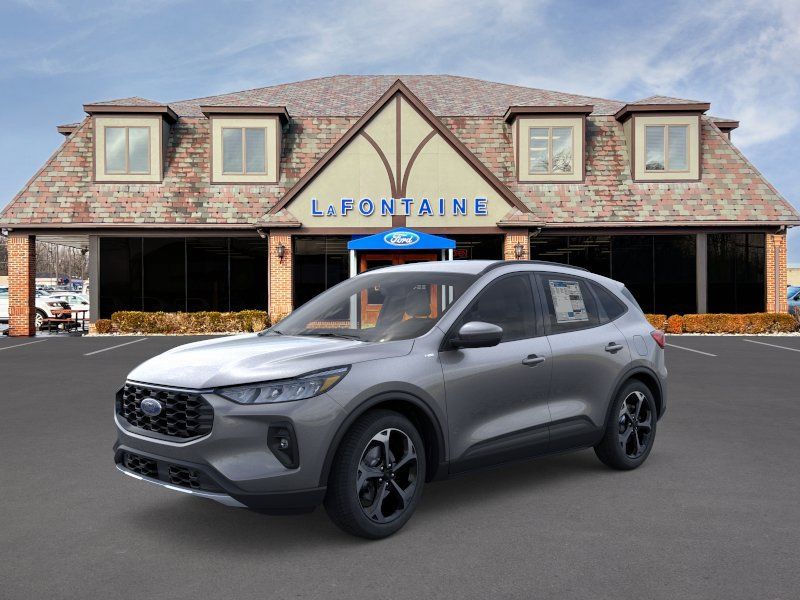 Gray Metallic 2025 Ford Escape SUV / Crossover All-Wheel Drive 8-Speed Automatic
