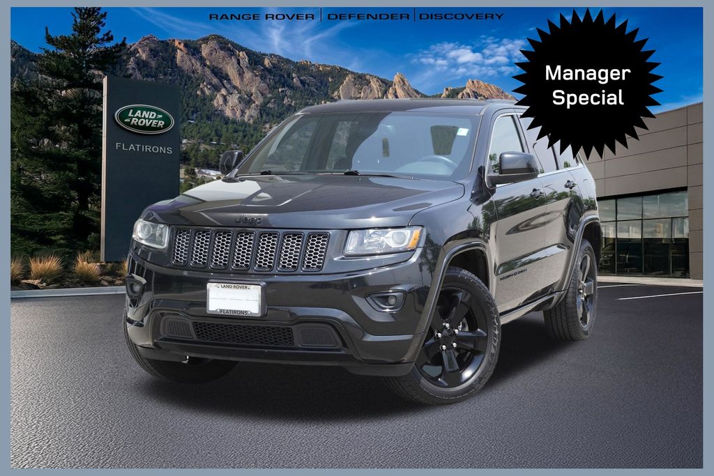 Brilliant Black Crystal Pearlcoat 2014 Jeep Grand Cherokee SUV / Crossover Four-Wheel Drive 8-Speed Automatic