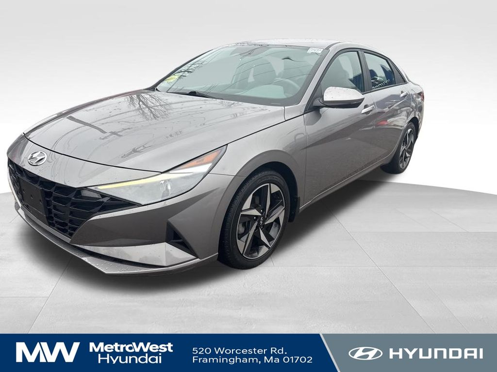 Fluid Metal 2023 Hyundai Elantra SEL FWD Sedan Front-Wheel Drive Continuously Variable Transmission