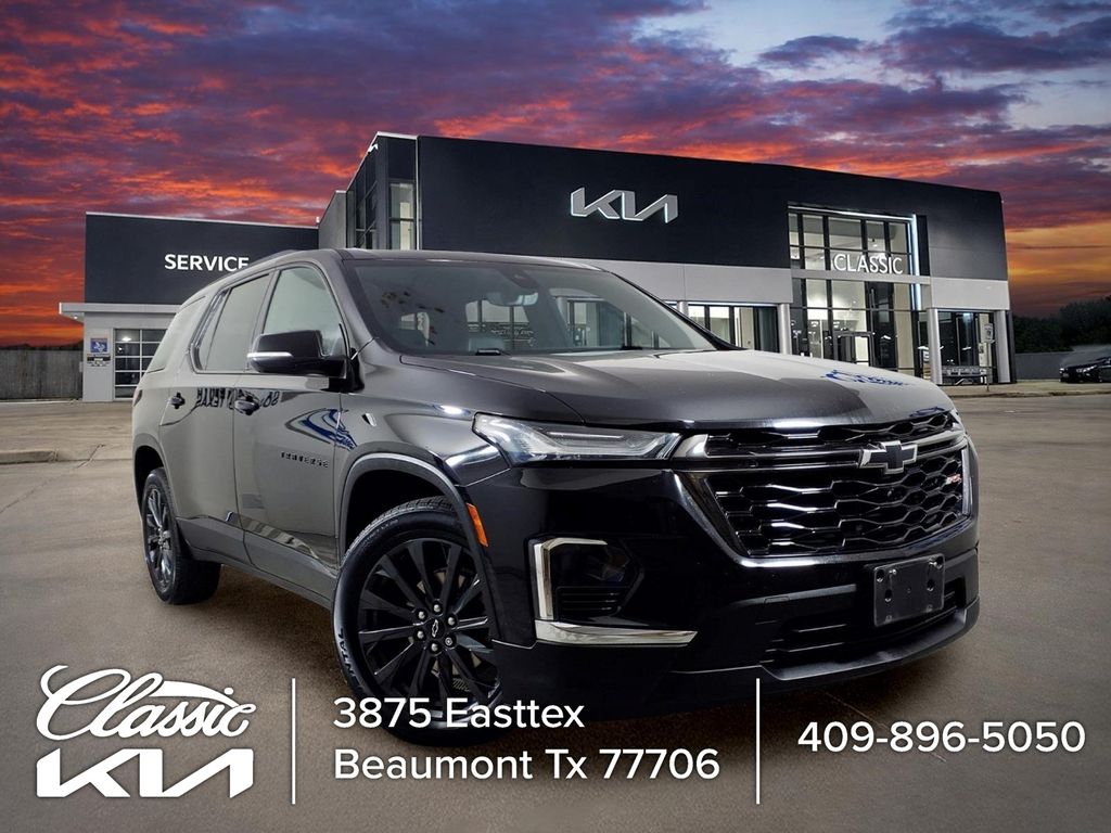Black Metallic 2022 Chevrolet Traverse SUV / Crossover Front-Wheel Drive 9-Speed Automatic