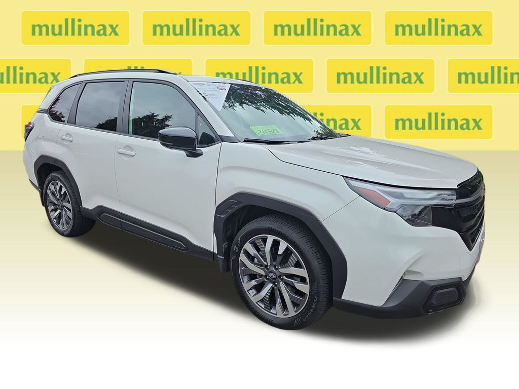Crystal White Pearl 2025 Subaru Forester SUV / Crossover All-Wheel Drive Continuously Variable Transmission