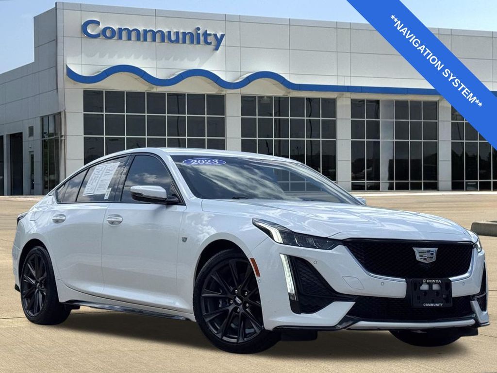 2023 Cadillac CT5 Sport White at Bayway Cadillac of The Woodlands