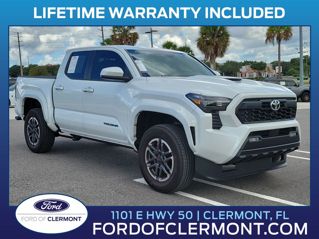White (Wind Chill Pearl) 2025 Toyota Tacoma Pickup Truck 4X2 8-Speed Automatic