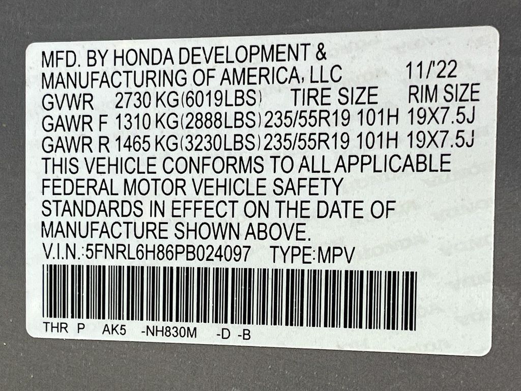 Used 2023 Silver Honda Touring image 35