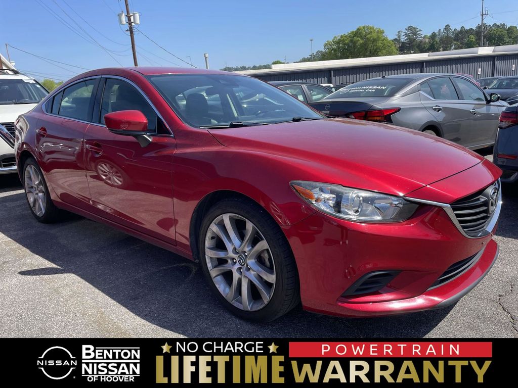 Soul Red Metallic 2017 Mazda MAZDA6 Touring Sedan FWD Sedan Front-Wheel Drive 6-Speed Automatic