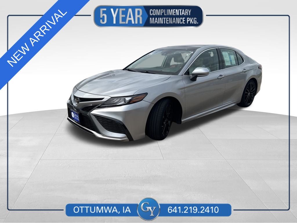 Celestial Silver Metallic 2021 Toyota Camry XSE V6 FWD Sedan Front-Wheel Drive 8-Speed Automatic