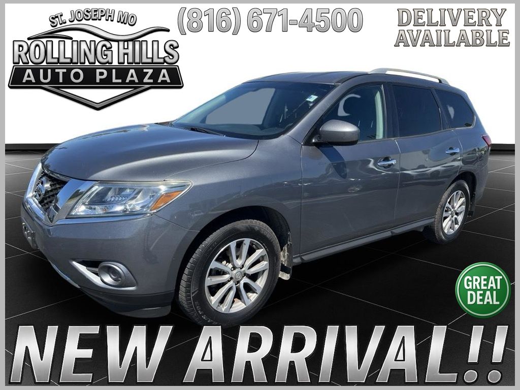 Gray (Gun Metallic) 2015 Nissan Pathfinder S 4WD SUV / Crossover Four-Wheel Drive Continuously Variable Transmission