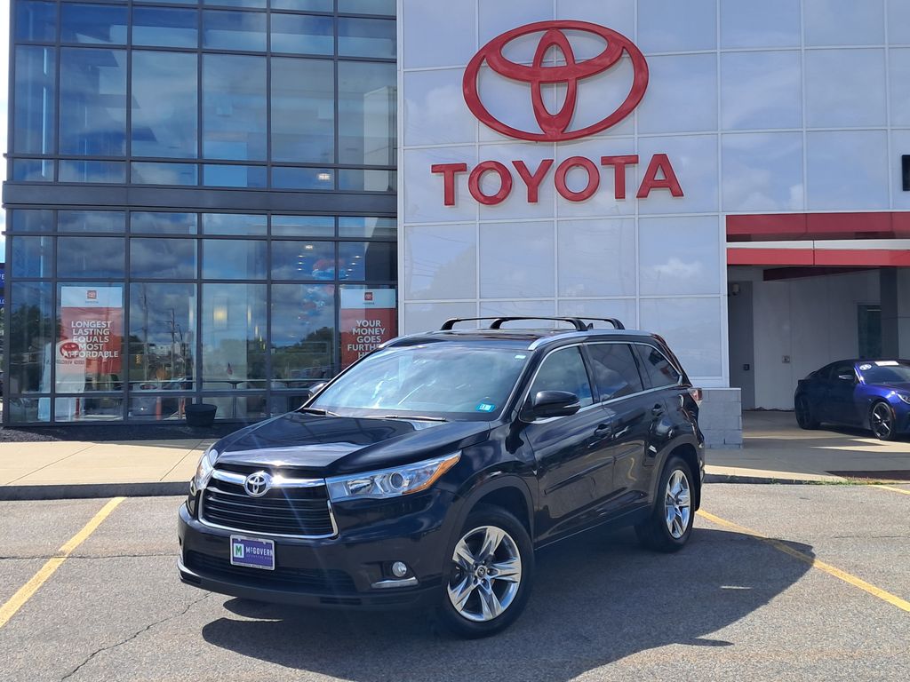 Midnight Black Metallic 2016 Toyota Highlander SUV / Crossover All-Wheel Drive 6-Speed Automatic Overdrive