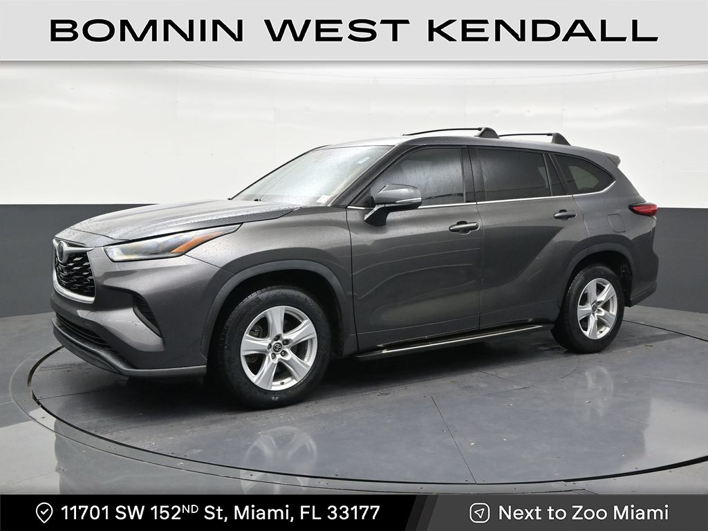 Magnetic Gray Metallic 2021 Toyota Highlander SUV / Crossover Front-Wheel Drive 8-Speed Automatic