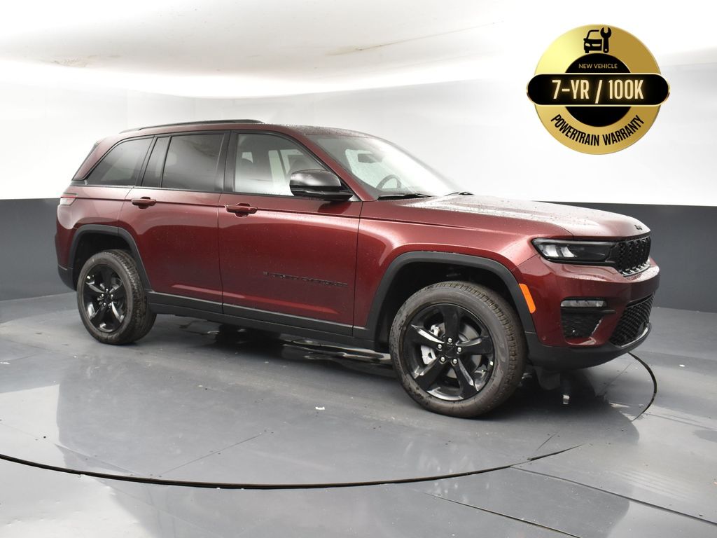 Velvet Red Pearlcoat 2025 Jeep Grand Cherokee SUV / Crossover Four-Wheel Drive 8-Speed Automatic