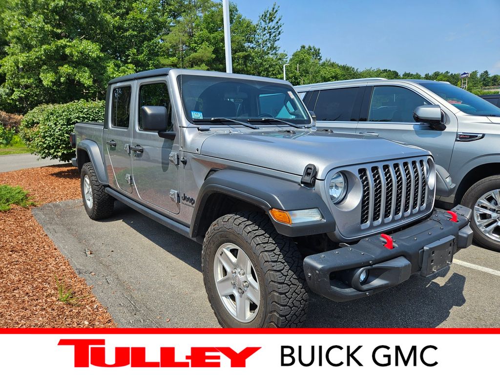 Billet Silver Metallic Clearcoat 2020 Jeep Gladiator Pickup Truck Four-Wheel Drive 6-Speed Manual