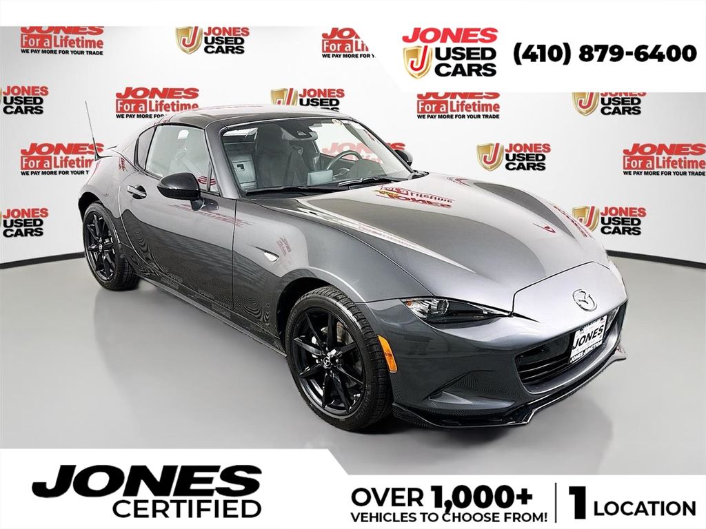 Machine Gray 2019 Mazda MX-5 Miata RF Club RWD Convertible Rear-Wheel Drive 6-Speed Manual