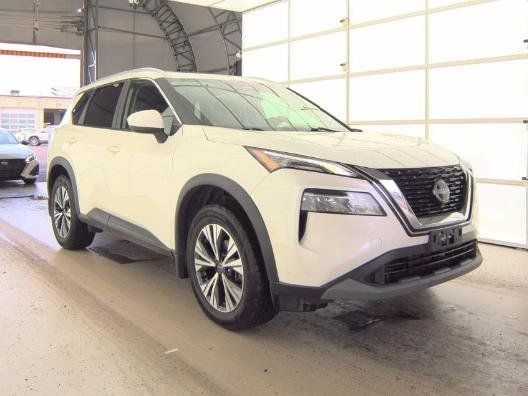 Pearl White Tricoat 2023 Nissan Rogue SV AWD SUV / Crossover All-Wheel Drive Continuously Variable Transmission