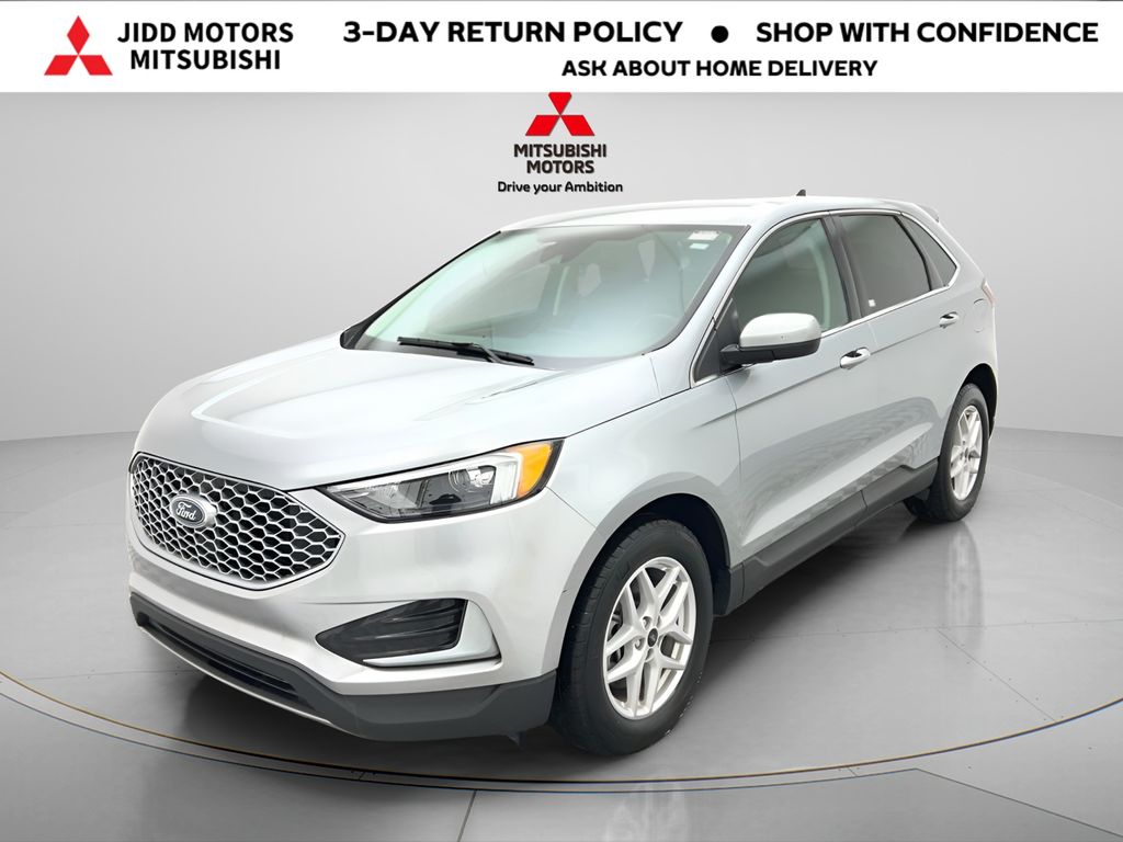Silver Metallic 2024 Ford Edge SEL AWD SUV / Crossover All-Wheel Drive 8-Speed Automatic