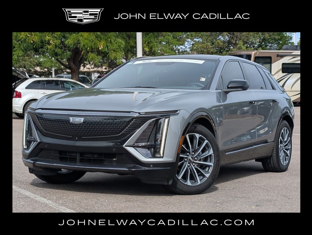 Argent Silver Metallic 2024 Cadillac LYRIQ SUV / Crossover All-Wheel Drive 1-Speed Automatic