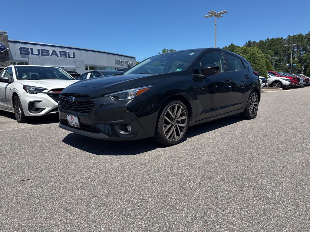 Crystal Black Silica 2025 Subaru Impreza Sport AWD Wagon All-Wheel Drive Continuously Variable Transmission