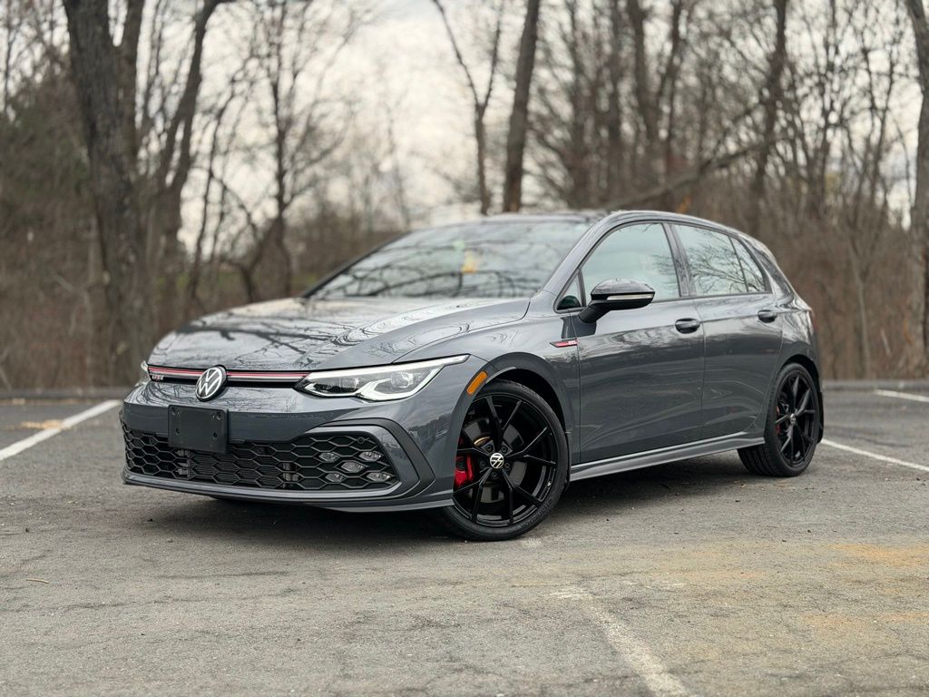 Graphite Gray/Black Roof 2024 Volkswagen Golf GTI 380 SE FWD Hatchback Front-Wheel Drive 6-Speed Manual