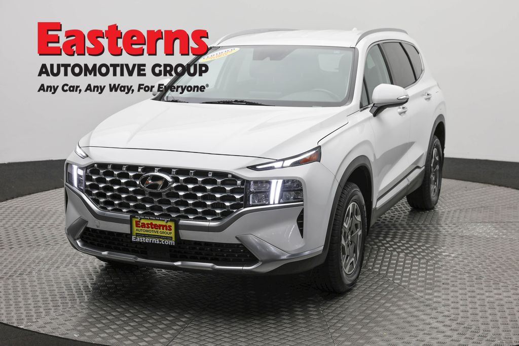 Quartz White 2022 Hyundai Santa Fe Hybrid SUV / Crossover All-Wheel Drive 6-Speed Automatic