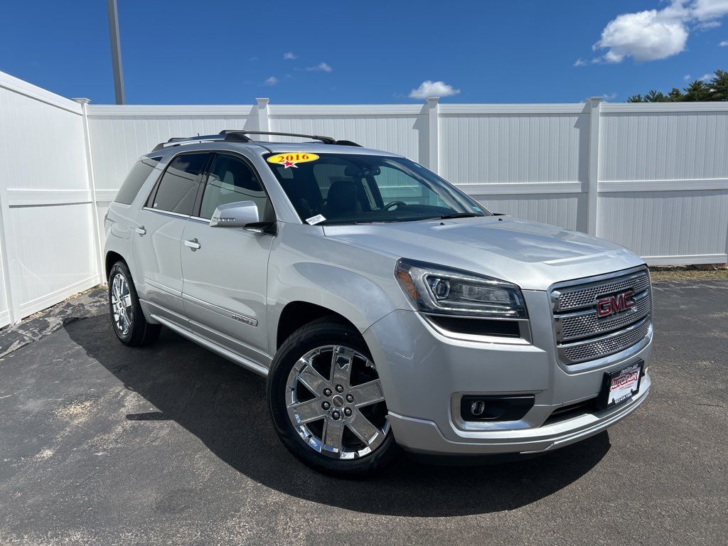 Quicksilver Metallic 2016 GMC Acadia Denali AWD SUV / Crossover All-Wheel Drive 6-Speed Automatic