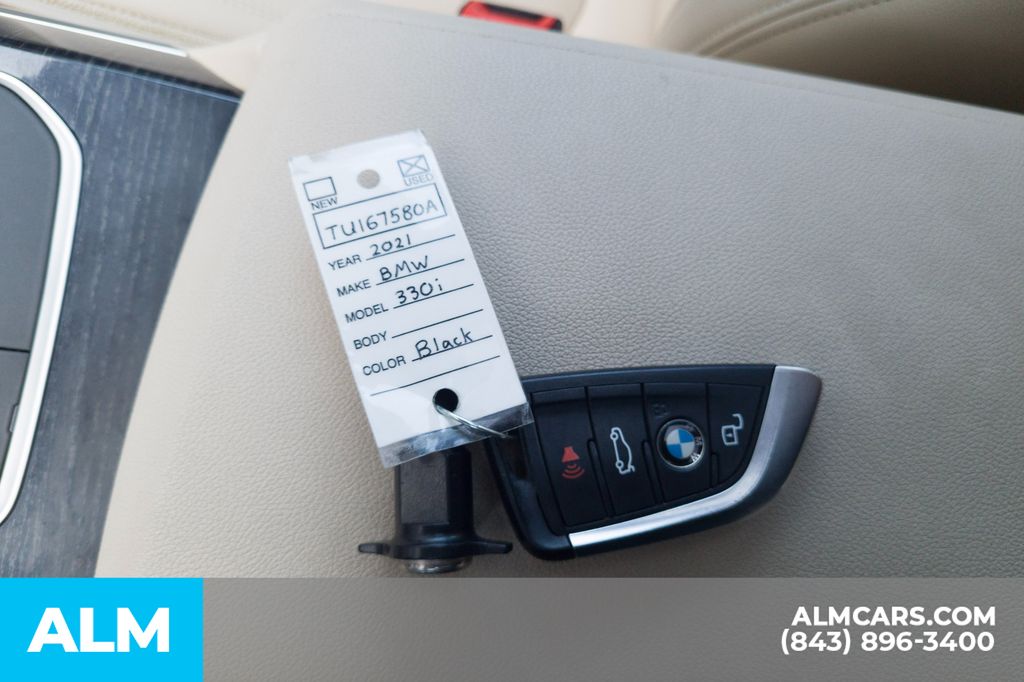 Used 2021 Black BMW 330i image 35