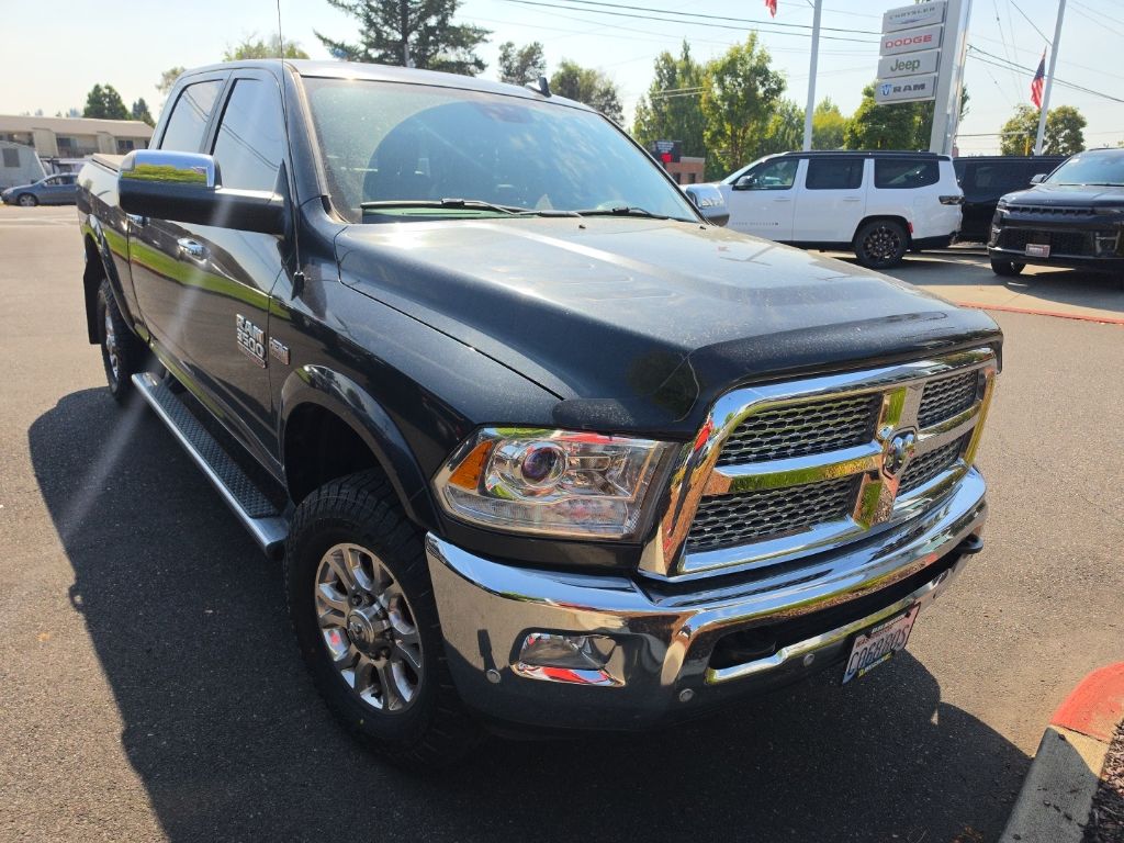 Gray (Maximum Steel Metallic Clearcoat) 2017 RAM 3500 Pickup Truck Four-Wheel Drive 6-Speed Automatic